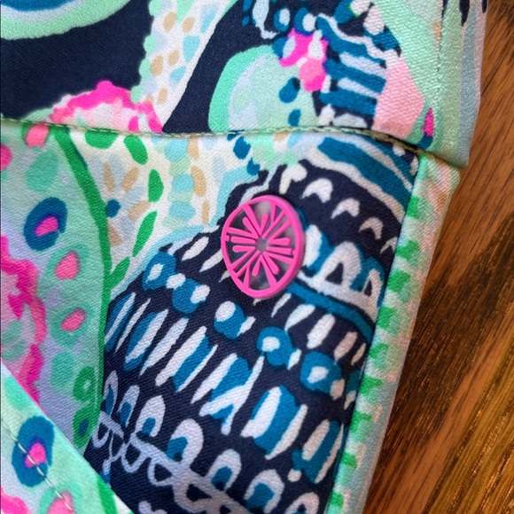 Lily Pulitzer sz 6 elastic waist pull on pants - Picture 11 of 11